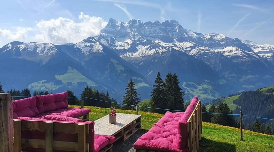 Chalet Chanso Morgins ภายนอก รูปภาพ