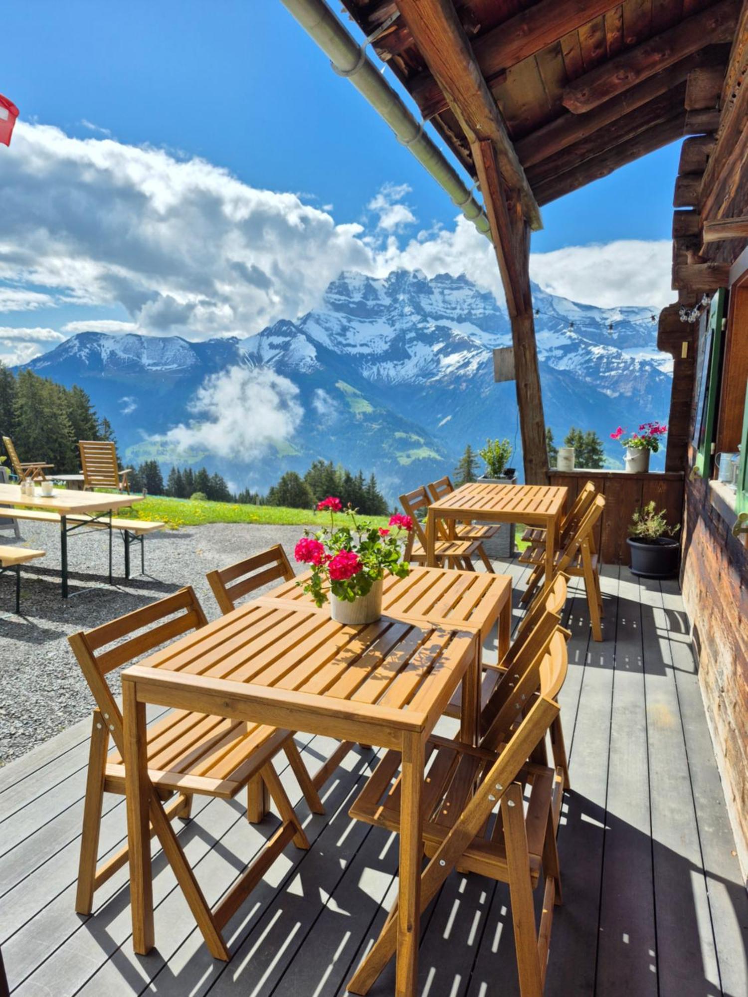 Chalet Chanso Morgins ภายนอก รูปภาพ